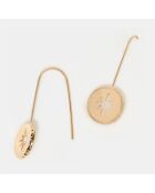 Boucles d'oreilles Paita dorées