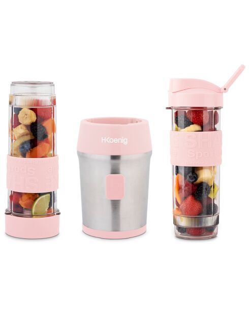 SMOO12 Mini-Mixer, 570 ml, 300 W, rosa