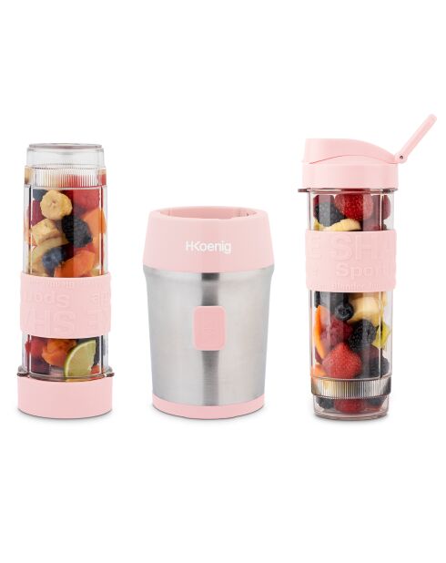 SMOO12 Mini-Mixer, 570 ml, 300 W, rosa