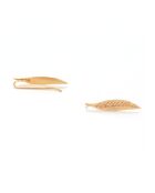 Boucles d'oreilles Gold Leaf or jaune