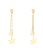 Boucles d'oreilles Etoiles or jaune