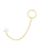 Boucle d'oreille à l'unité Arsol Zircones or jaune