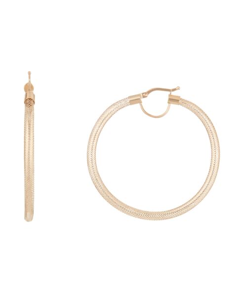 Boucles d'oreilles Créoles Amour or jaune