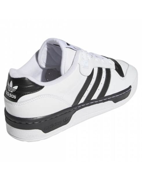 Baskets en Cuir Rivalry Low blanc/noir