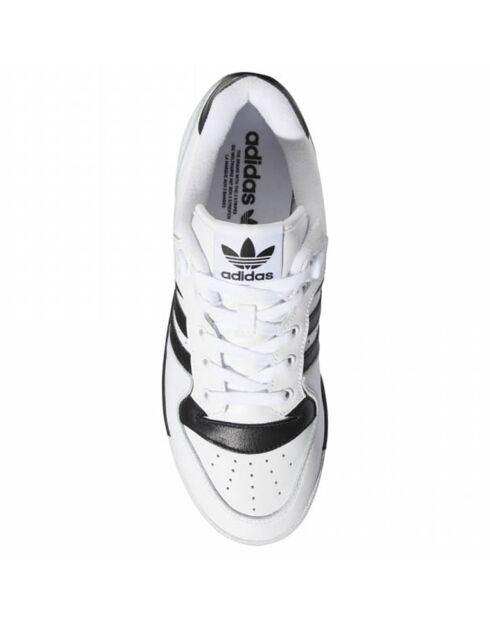 Baskets en Cuir Rivalry Low blanc/noir