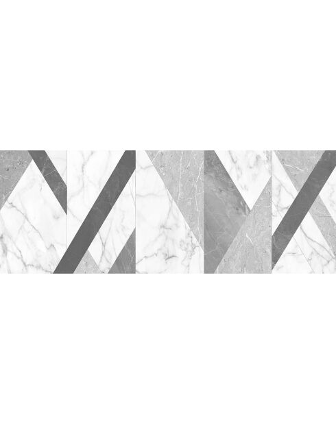 Tapis vinyle Marbre gris - 66x180 cm