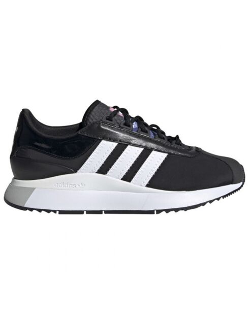 Baskets en Cuir & Mesh Sl Andridge noir/blanc