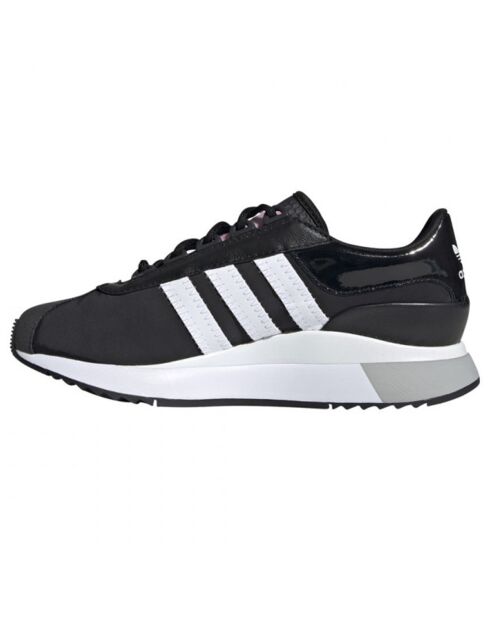 Baskets en Cuir & Mesh Sl Andridge noir/blanc