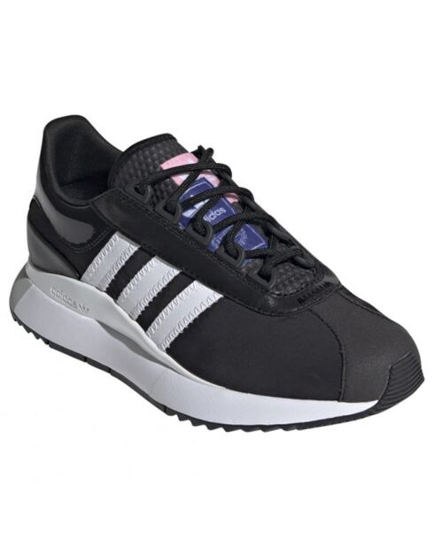 Baskets en Cuir & Mesh Sl Andridge noir/blanc
