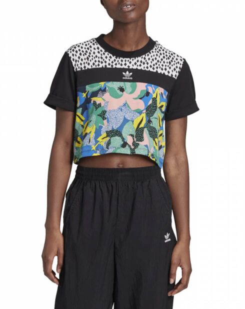 T-Shirt Cropped multicolores