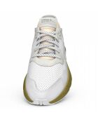 Baskets en Cuir & Mesh Nite Jogger W blanches