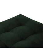 Pouf Velours Santo vert bouteille - 60x70x46 cm