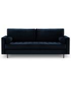 Canapé Velours Santo bleu roi - 219x90x90 cm