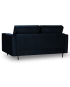 Canapé Velours Santo 2 Places bleu roi - 174x90x90 cm