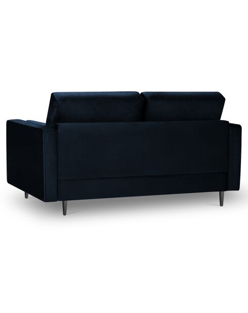 Canapé Velours Santo 2 Places bleu roi - 174x90x90 cm