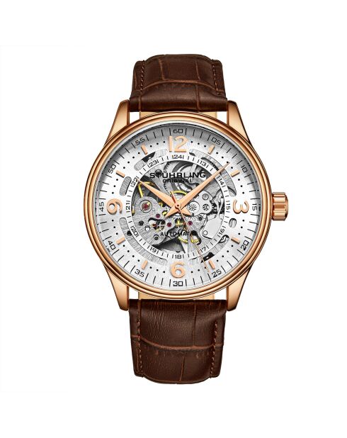 Montre Homme en Cuir Automatique Legacy marron