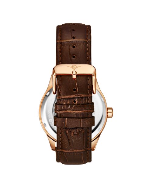 Montre Homme en Cuir Automatique Legacy marron
