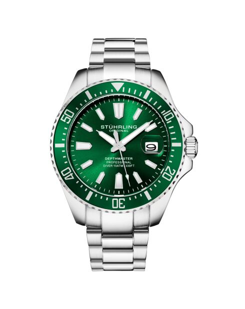 Montre Homme en Acier Quartz Aquadiver argentée