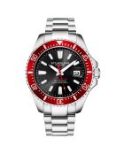 Montre Homme en Acier Quartz  Aquadiver argentée
