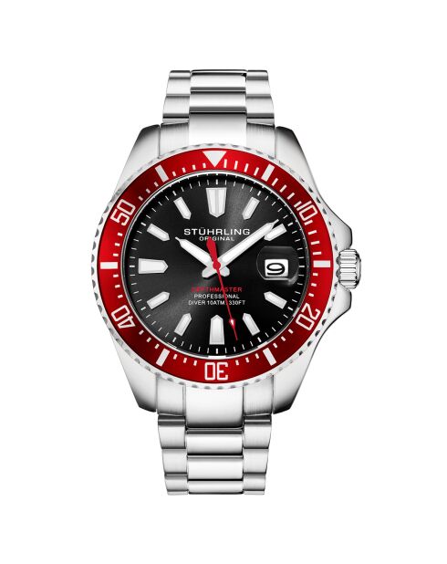 Montre Homme en Acier Quartz Aquadiver argentée