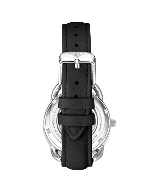 Montre Femme Automatique Legacy en Cuir noire
