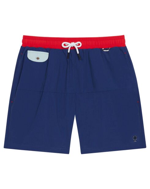 Short de Bain Gex bleu/rouge