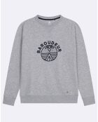 Sweat col rond Darney gris