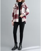 Chemise Opal rouge/écru
