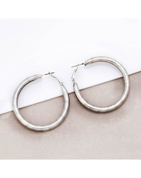 Eola Tube Silberohrringe