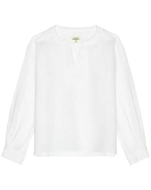 Blouse Canyon en Gaze de Coton blanche