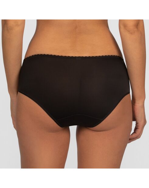 Culotte Flower Elegance marron/noir