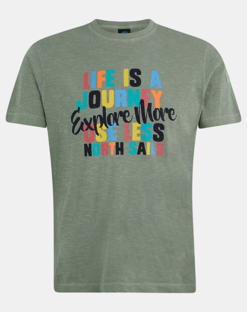 T-Shirt Flamm Été kaki