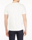 T-Shirt Tonka Logo Palmier blanc