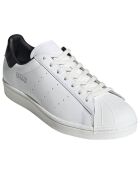 Baskets en Cuir Superstar Pure London blanc/noir