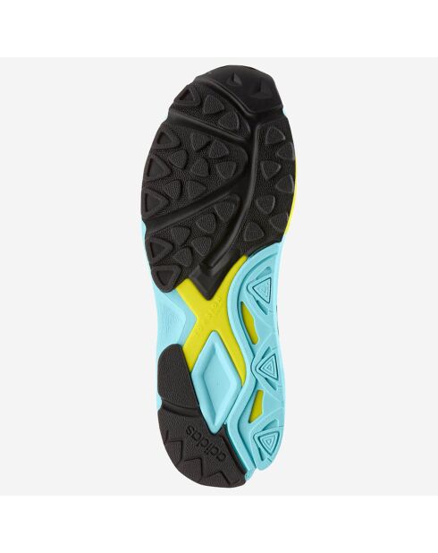Baskets en Cuir & Mesh Lxcon 94 turquoise/jaune/violet