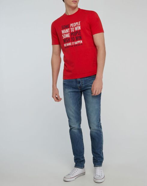 T-Shirt 100% Coton Bio Winner rouge