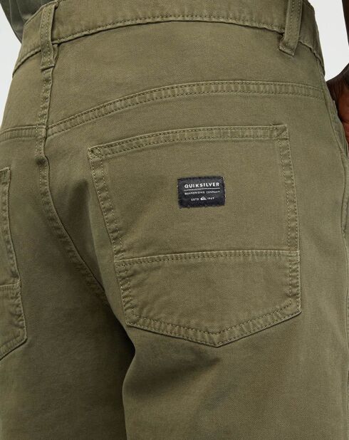 Short 5Poches Straight kaki