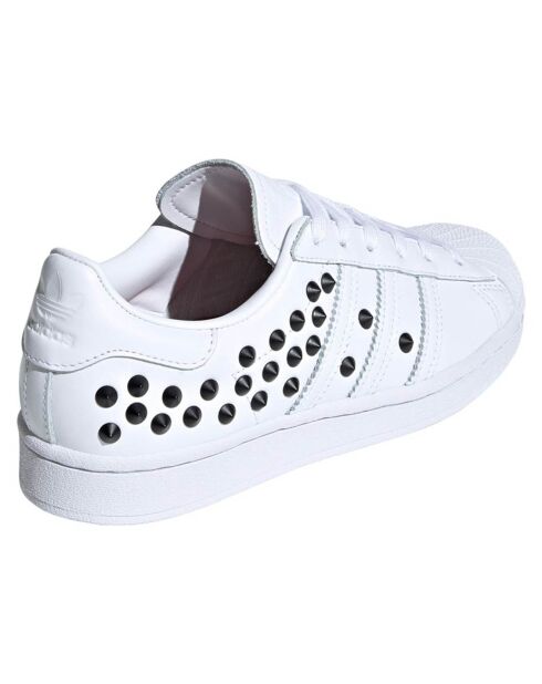Baskets en Cuir Superstar blanches