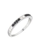 Bague Kara Diamant 0.145 ct & Saphir 0.4 ct Or blanc
