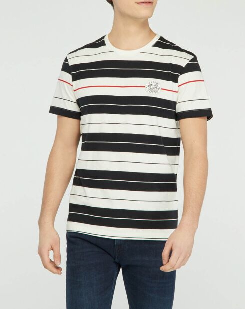 Zwart/wit gestreept Treaty T-shirt