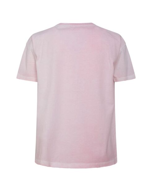 T-Shirt Naomi imprimé Surf rose clair