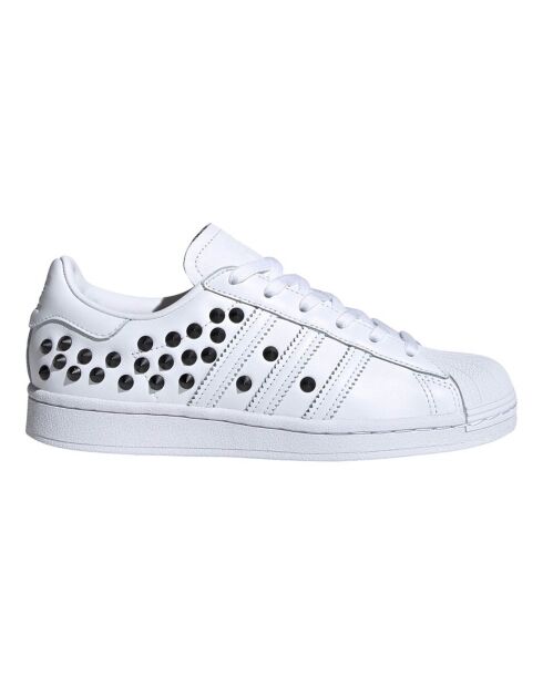 Baskets en Cuir Superstar blanches