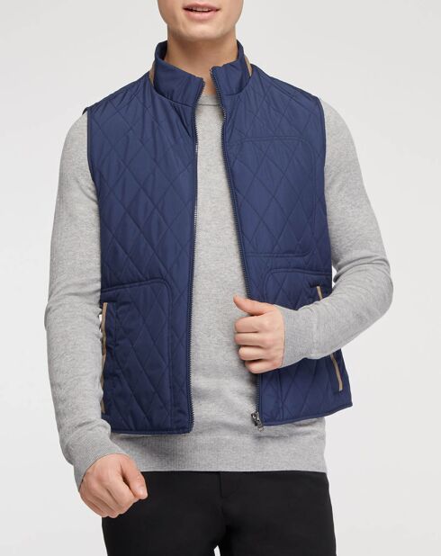 Doudoune sans manches Quilted bleu marine