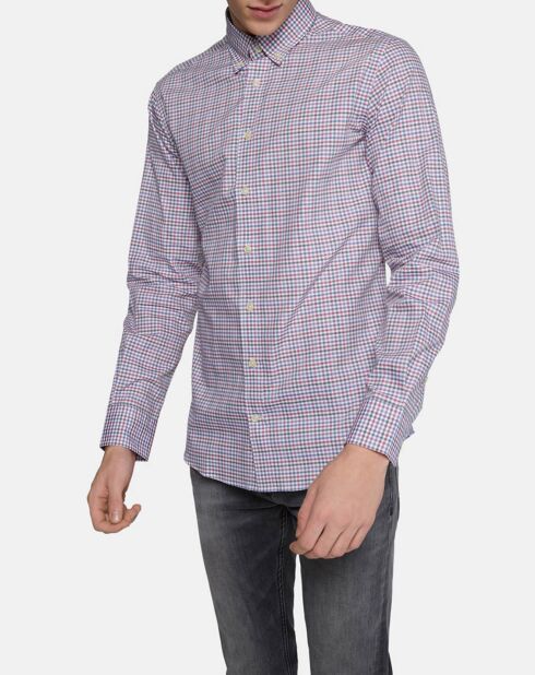 Chemise Slim Fit Vichy multicolore