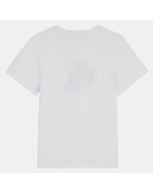 T-Shirt en Coton Ck Bande blanc