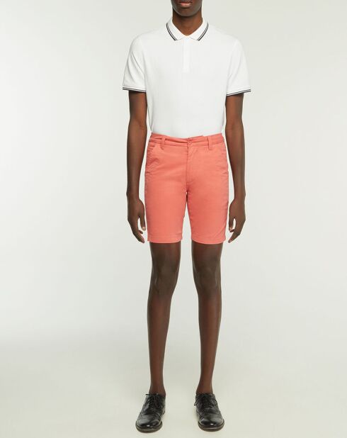 Short chino Onagh rouge clair
