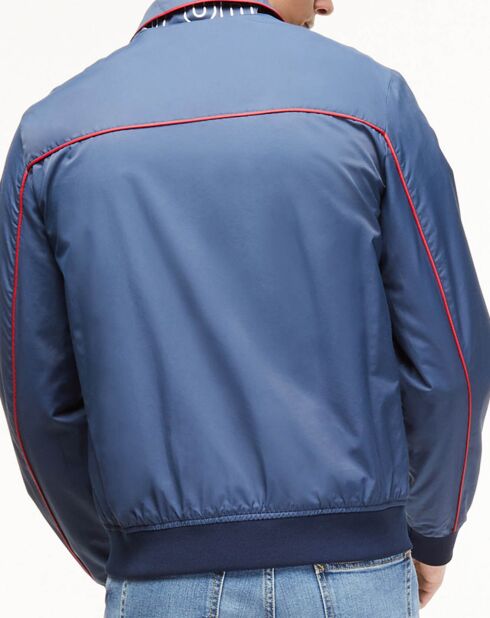 Blouson Cofer logo sport bleu