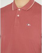 Polo ajusté Nomad piqué terre brûlée