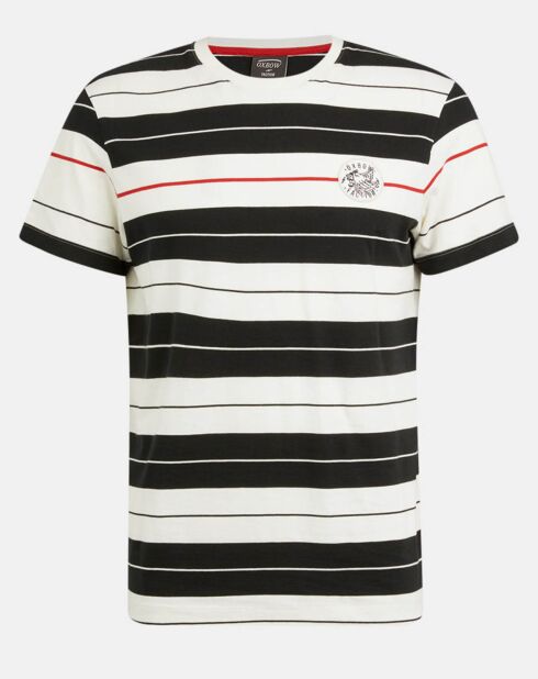 Zwart/wit gestreept Treaty T-shirt
