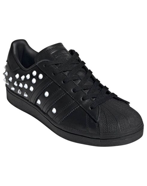 Baskets en Cuir Superstar noires